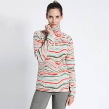 POLAR ESTAMPADO HALF ZIP MUJER BLANCO
