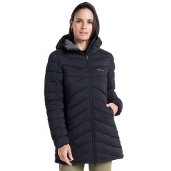 PARKA OUTDOOR LARGA INSULADA CISNES MUJER NEGRO