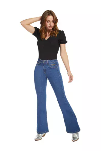 AMALIA JEANS FLARE CADENA 4427