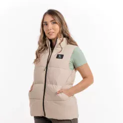 Parka Mujer Sin Manga Arenal Beige