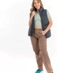 Parka Mujer Sin Manga Arenal Negro