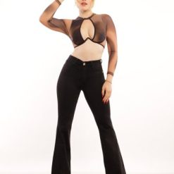 JEANS MONT BLANC BLACK FLARE