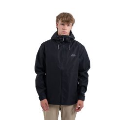 Parka Liviana Impermeable Hombre Aysen Negro Inv2026