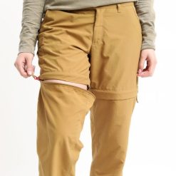 PANTALON DESMONTABLE MUJER MOSTAZA
