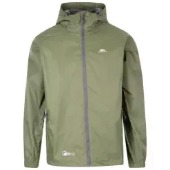 Chaqueta impermeable plegable unisex Trespass Qikpac moss