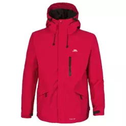 Chaqueta impermeable Trespass para hombre Corvo rojo