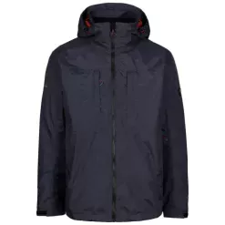 Chaqueta impermeable Trespass para hombre Cullahill azul