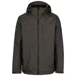 Chaqueta impermeable Trespass para hombre Cullahill verde