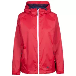 Chaqueta impermeable para mujer Trespass Tayah II rojo