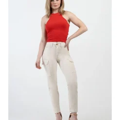 3742-06 Jeans cargo recto Elia
