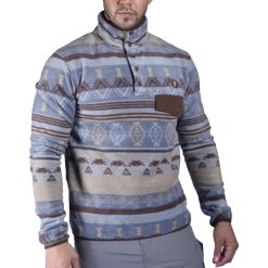 Polar Pullover Peak Performance Hombre Gullblom Café/Celeste