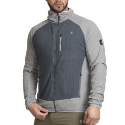 Midlayer Peak Performance Hombre Orvokki Azul Oscuro/Gris Llovizna