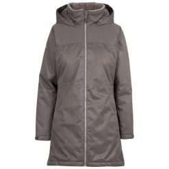 Chaqueta impermeable para mujer Wintery gris oscuro