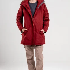 Parka Mujer Mika Rojo