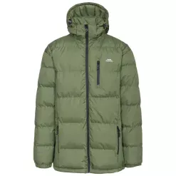 CHAQUETA CON CAPUCHA HOMBRE TRESPASS CLIP VERDE