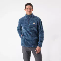 POLAR PANQUIPULLI MEN: PEGEANT BLUE PRINT
