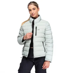 Parka Reversible Alerce Aqua Green / Negro Mujer Kano
