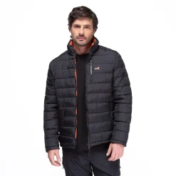 Parka Reversible Alerce Negro / Terracota Hombre Kano