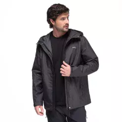 Cortavientos Impermeable Lenga Negro Hombre kano