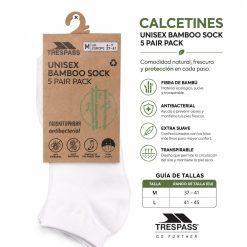 CALCETIN ORBITAL PACK 5 UNIDADES TRESPASS BLANCO