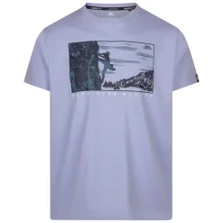 Camiseta informal estampada para hombre  Trodon celeste Trespass