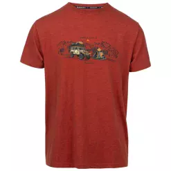Camiseta de cuello redondo para hombre Horton rojo