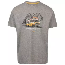 Camiseta de manga corta para hombre Tokso gris