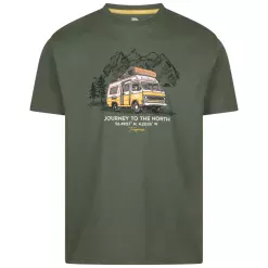 Camiseta de manga corta para hombre Tokso verde Sauce