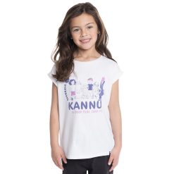 Polera Niña Manga Corta Lifestyle Blanco