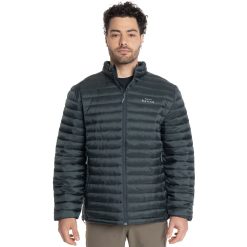 Parka Hombre Acolchada Outdoor Rahue Verde Petroleo