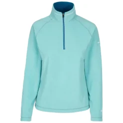 Polar Trespass Skylar con media cremallera para mujer Celeste 2026