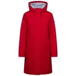 Chaqueta impermeable con capucha para mujer Claudel Rojo 2026