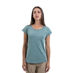 POLERA MUJER MANGA CORTA LOGO AGUA MEDIO 2026