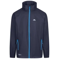 Chaqueta impermeable plegable para adultos Trespass Qikpac X Azul marino