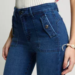 5292 Jeans Recto bolsillo Parche 2026