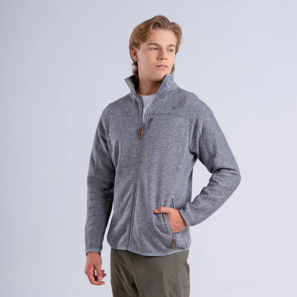 Polar Hombre Selknam Gris 2026