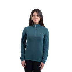 POLAR DEPORTIVO MEDIO CIERRE LA LEONERA MUJER VERDE 2026