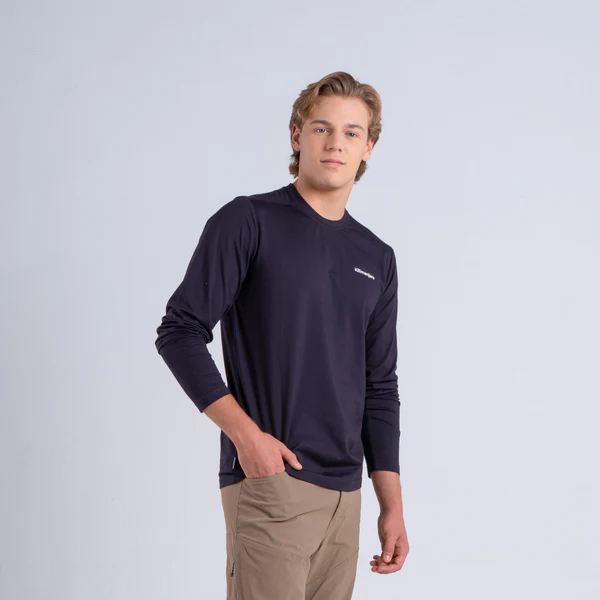 Polera Hombre Geyser Negro 2026