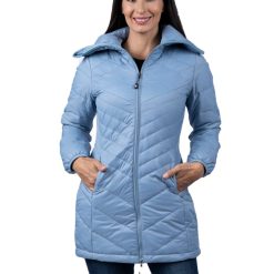 Parka Larga  Mujer Vadstena Stone Blue 2026