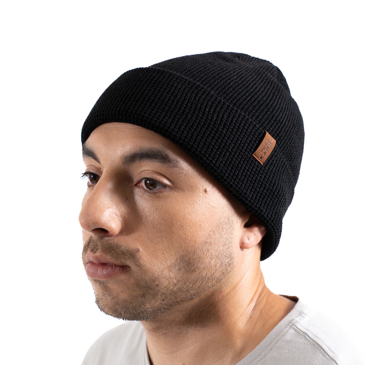 Gorro Beanie Liso Unisex Negro inv2026