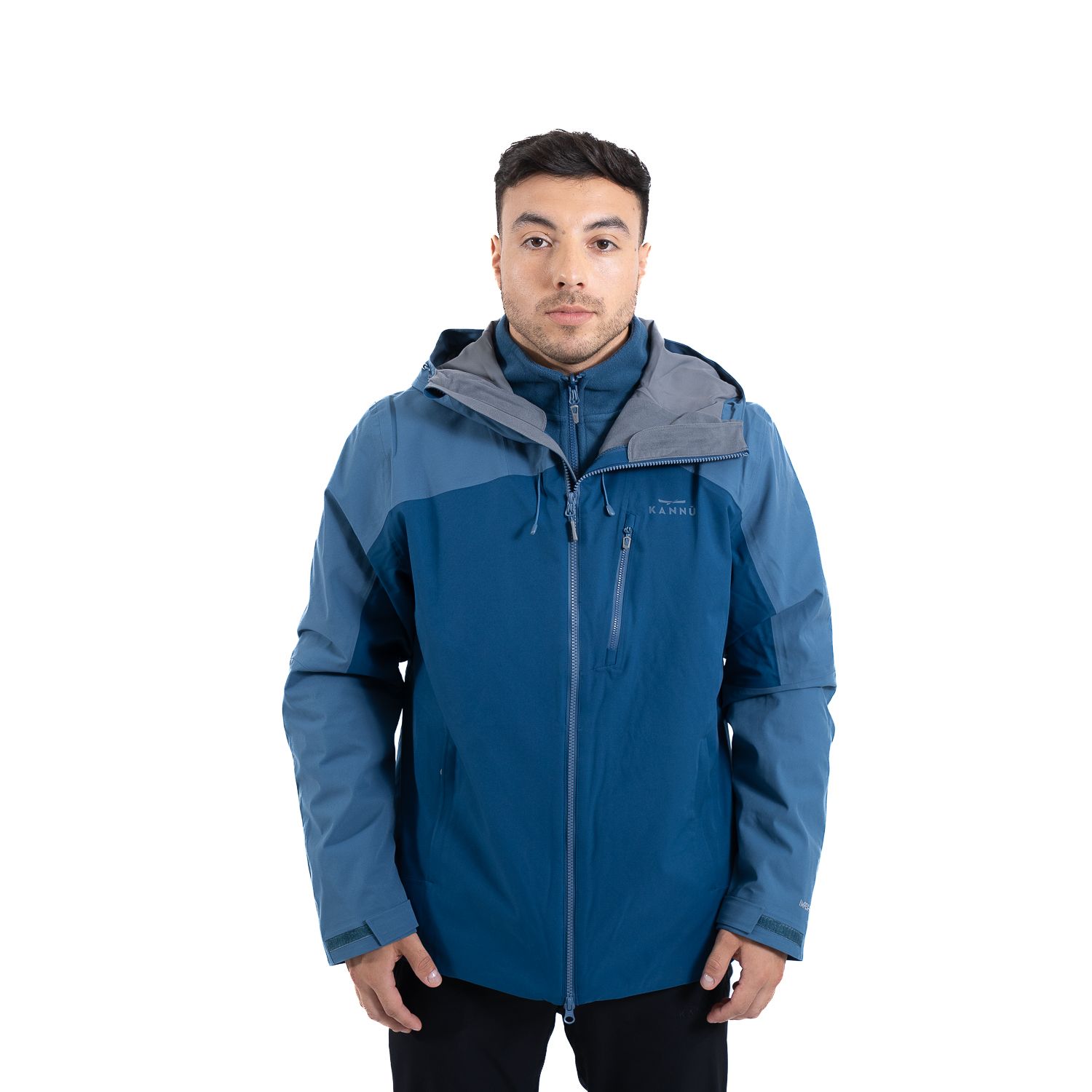 Parka Impermeable 3 En 1 Hombre Baker Azul inv2026