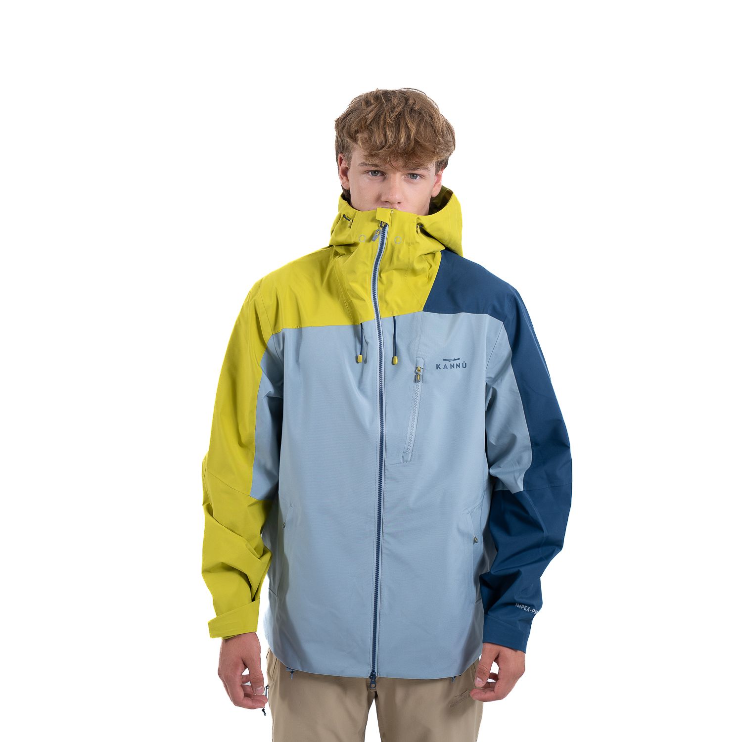 Parka Liviana Impermeable Hombre Ventisquero Celeste inv2026