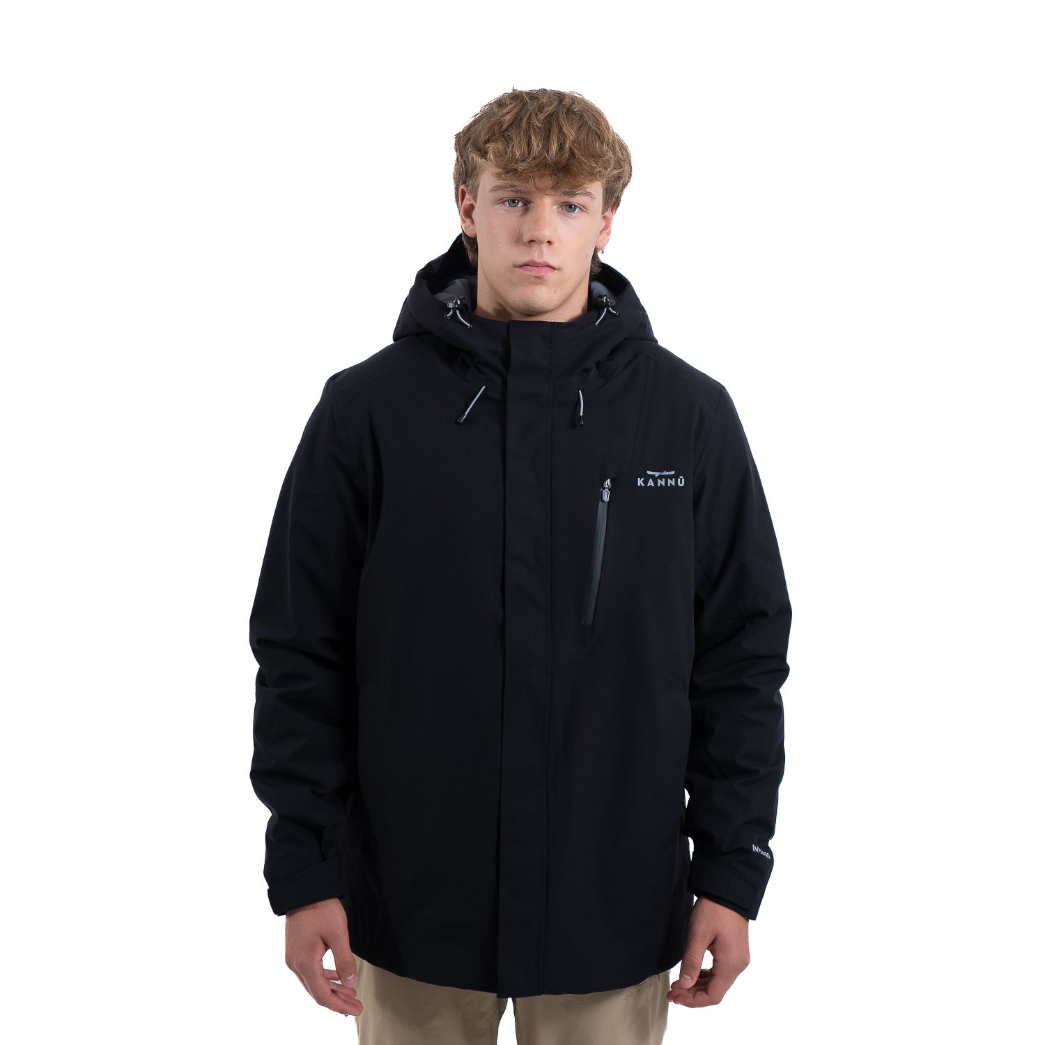 Parka Impermeable Hombre Octay Negro inv2026