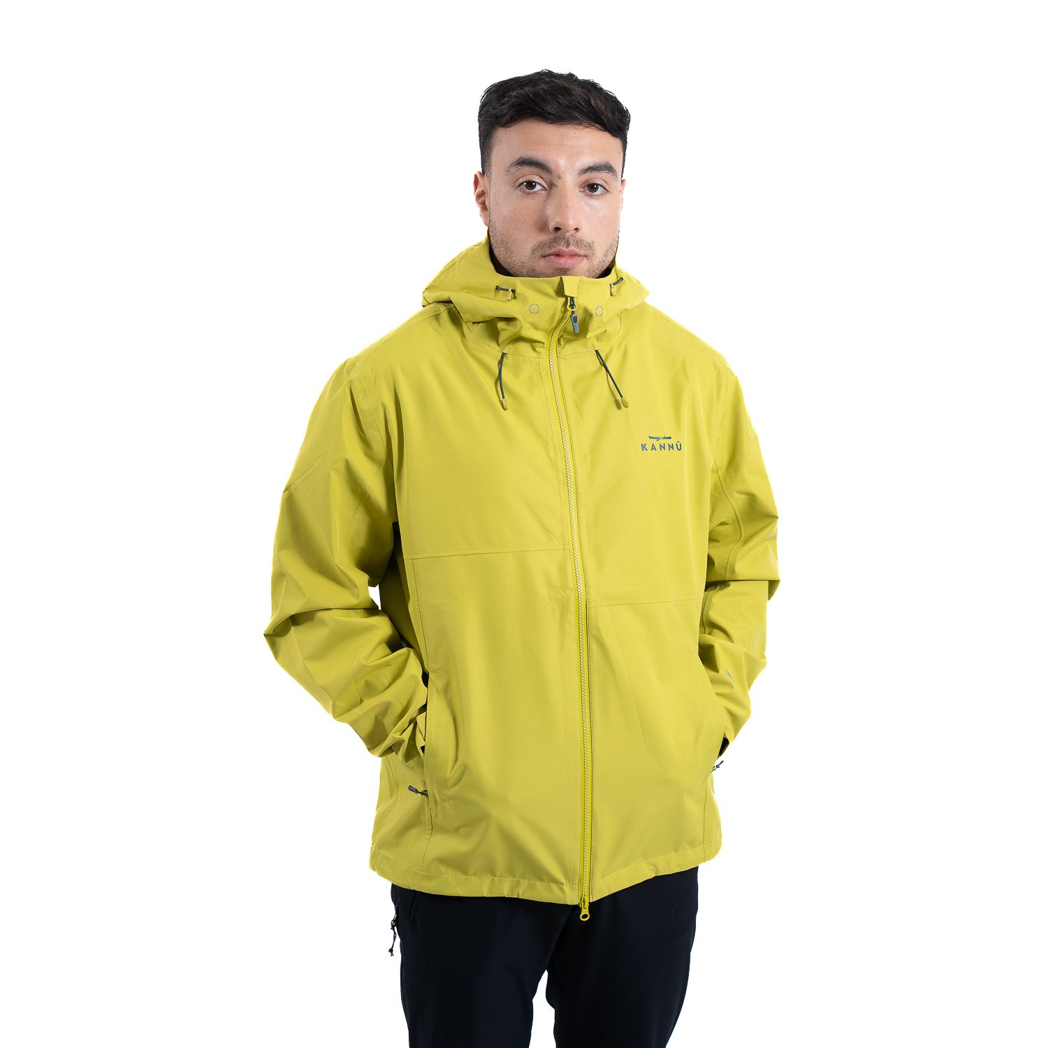 Parka Liviana Impermeable Hombre Aysen Amarillo inv2026