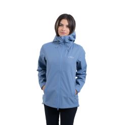 Parka Liviana Impermeable Mujer Aysen Celeste claro inv2026