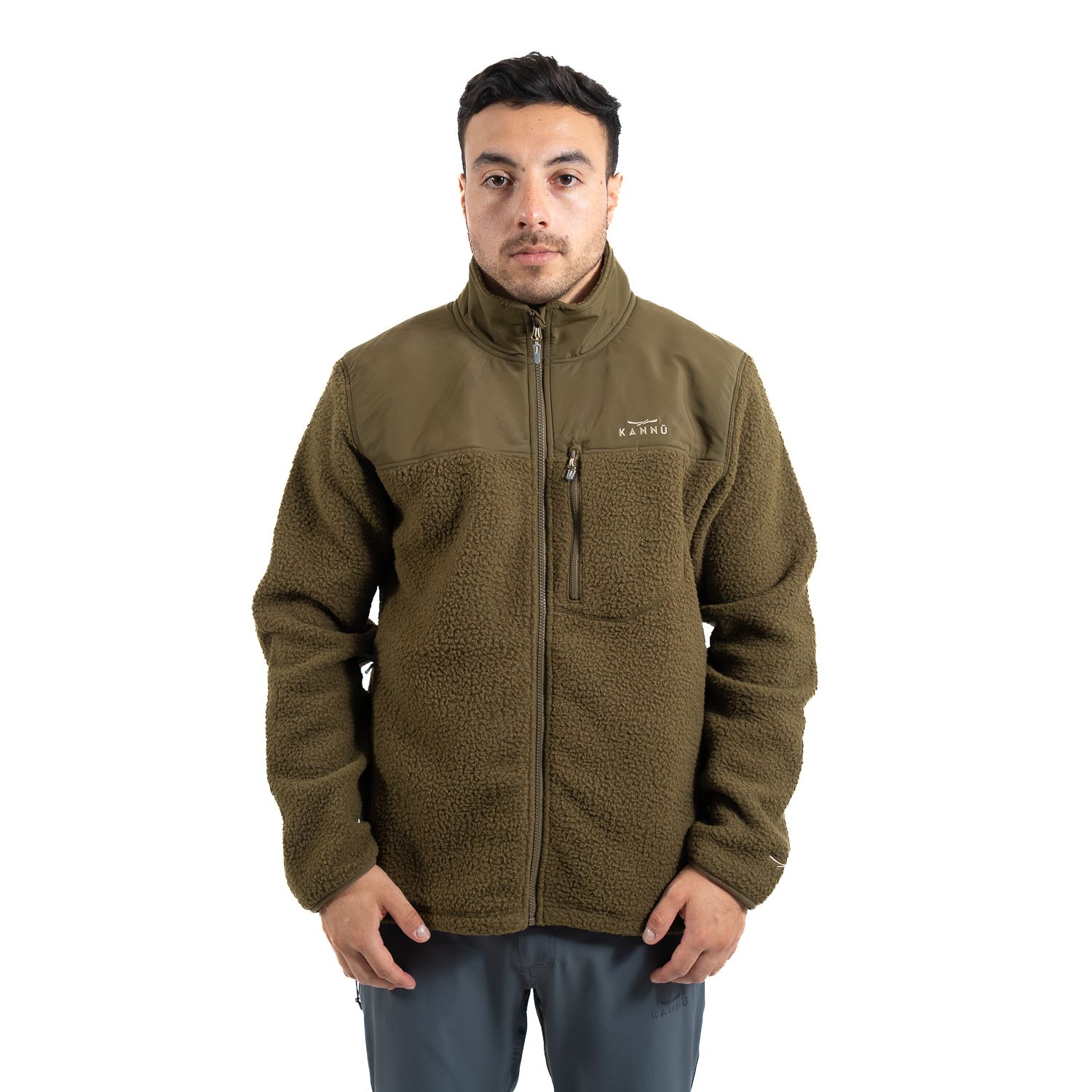 Polar Sherpa (Chiporro) Hombre Navarino Verde Inv2026