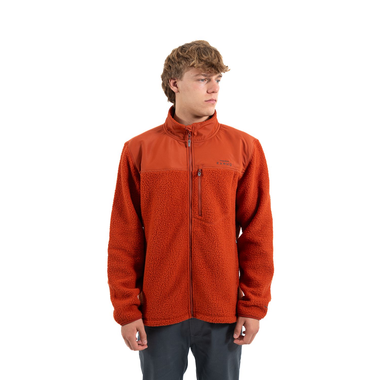 Polar Sherpa (Chiporro) Hombre Navarino Naranjo Inv26