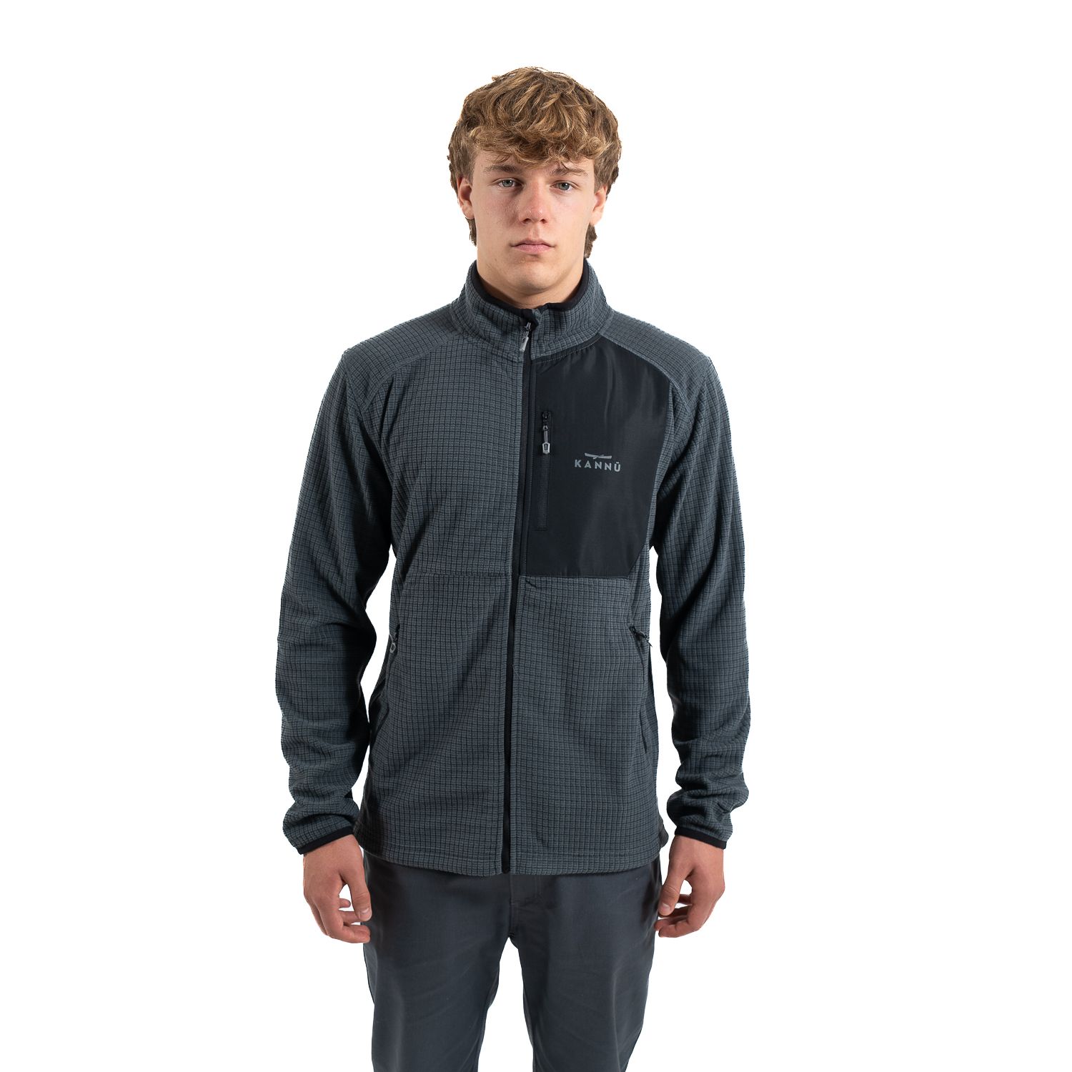 Polar Texturado Hombre Tolhuaca Gris Oscuro inv2026