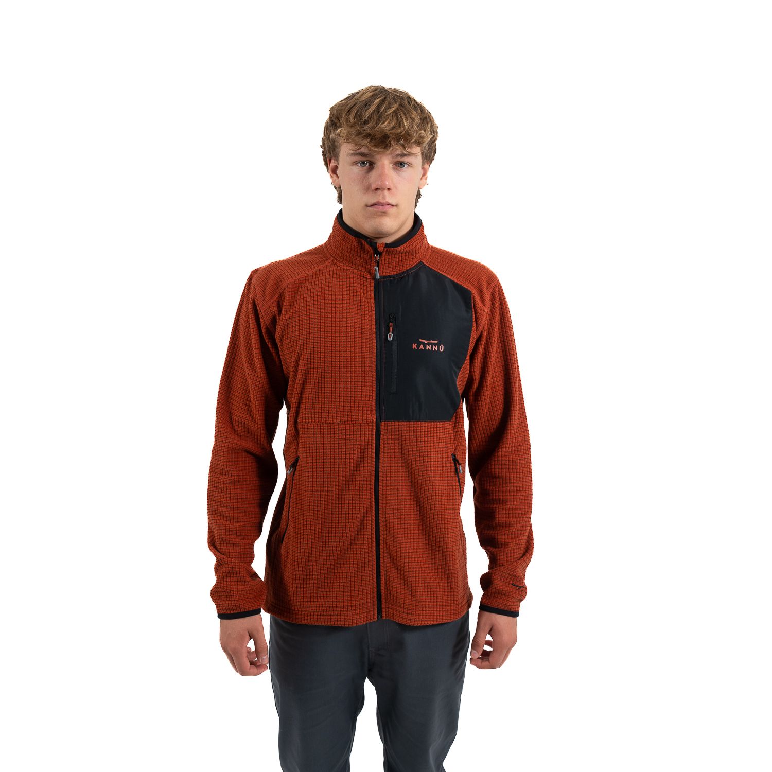 Polar Texturado Hombre Tolhuaca Ladrillo inv2026
