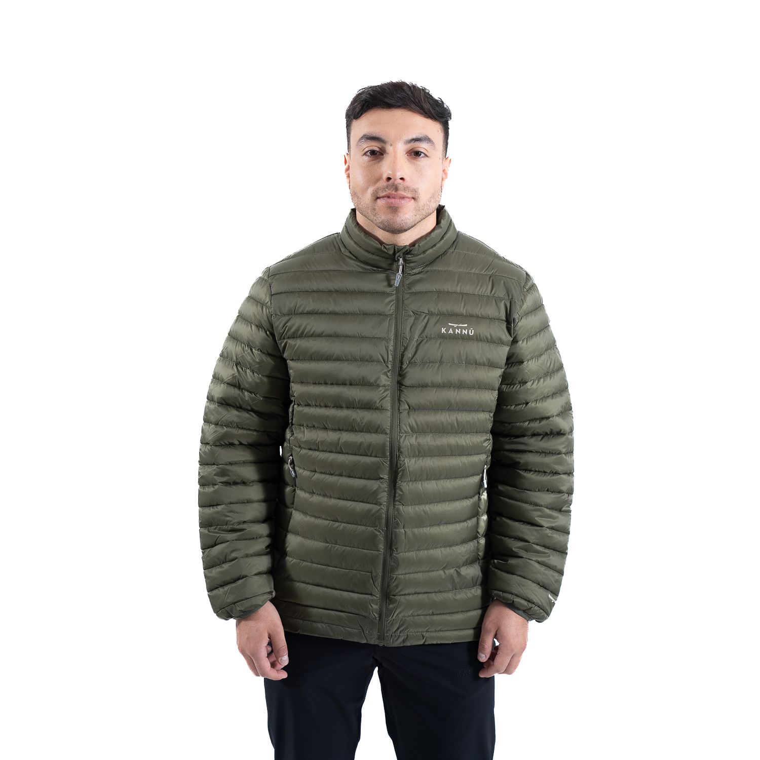 Parka Térmica Hombre Rahue Verde musgo Inv206